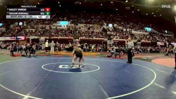 G - 130 lbs Cons. Round 2 - Taylor Dorvall, Whitefish Girls vs Hailey Unrein, Lincoln County (Eureka) Girls