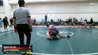 175 lbs Cons. Round 2 - Raiden Nielson, Logan vs Mason Mickiewicz, Lehi