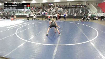 144 lbs 5th Place Match - Isaac Conner, Oregon Boys Wrestling National Team vs Makael Aguayo, Team Champs Wrestling Club