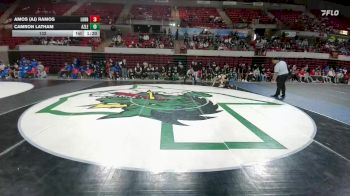 132 lbs Round 3 - 2nd Wrestleback And Semi-finals(16 Team) - Amos (AJ) Ramos, Lubbock vs Camron Latham, Azle