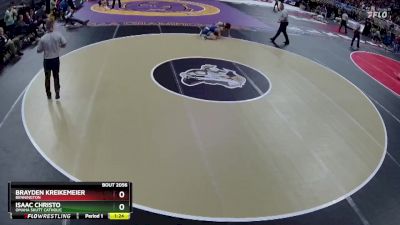 Champ. Round 1 - Isaac Christo, Omaha Skutt Catholic vs Brayden Kreikemeier, Bennington