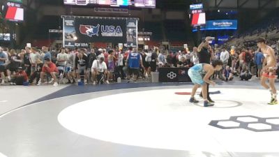 126 lbs Champ. Rd Of 128 - Fisher Yeager, Kansas vs Aiden Jalajel, Oklahoma