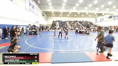 105 lbs Semifinal - Kelci Engle, Americana Jiu Jitsu Collective vs Savannah Choi, Rancho Bernardo Wrestling Club