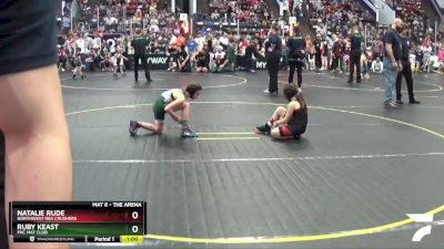 75 lbs Cons. Round 3 - Ruby Keast, FHC Mat Club vs Natalie Rude, Northwest Red Crushers