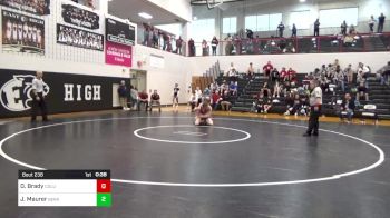 145 lbs 3rd Place - Owen Brady, Columbia vs John Maurer, Berks Catholic