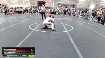 108 lbs 1st Place Match - Mason Kellar, Clarksburg Coyotes vs Adam Petrov, Headhunters