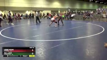 155 lbs Round 1 (8 Team) - Ria Lugo, Stormettes vs Josie Houk, Wyoming