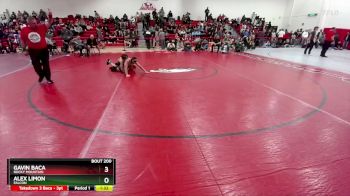 144 lbs Champ. Round 2 - Gavin Baca, Rocky Mountain vs Alex Limon, Falcon