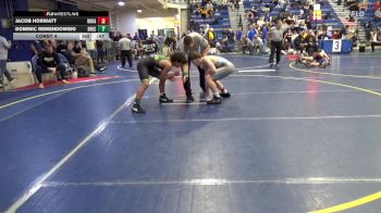 140 lbs Semifinal - Ryker Stover, Hbwc vs Brendan Kinley, Westshore W.C.