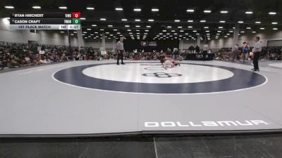113 lbs 1st Place Match - Ryan Hirchert, Team Idaho Wrestling Club vs Cason Craft, Threestyle Wrestling Of Oklahoma