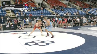 138 lbs Champ. Rd Of 64 - Grady Iverson, North Dakota vs Caleb Hennig, Texas