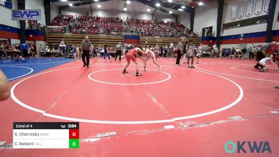 119 lbs Consi Of 4 - Sean-Tyler Chernisky, Broken Arrow Wrestling Club vs Cannon Ballard, Collinsville Cardinal Youth Wrestling