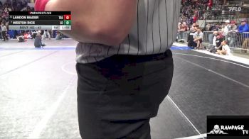 43 lbs Semifinal - Landon Mader, Trailblazer vs Weston Rice, Linn County