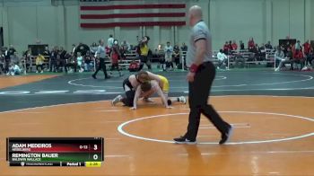 184 lbs 5th Place Match - Adam Medeiros, Heidelberg vs Remington Bauer, Baldwin Wallace