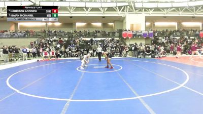 132 lbs Quarterfinal - Harrison Accorsi, Somers vs Isaiah McDaniel, Middletown