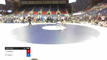 152 lbs Cons 64 #2 - James Holiday, California vs Benjamin Taylor, Arkansas