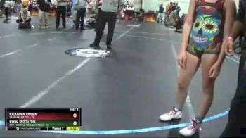 128 lbs Round 3 (6 Team) - Kailani Barrientos, RPA Martial Arts & Fitness vs Laila Hustoles, Team Palmetto