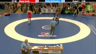 97kg Quarter-finals Shawn Scott (Northern Illinois) vs. Phil Wellington (Ohio)