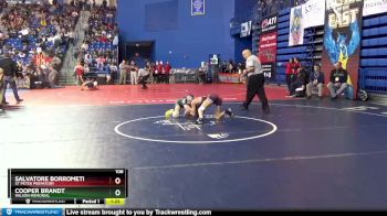 106 lbs Champ. Round 1 - Cooper Brandt, Wilson Memorial vs Salvatore Borrometi, St Peter Prepatory