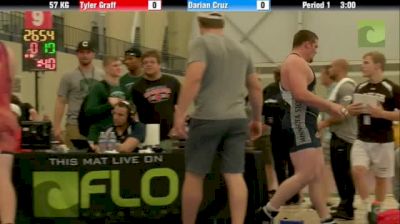 57kg f, Tyler Graff, NYAC  vs Darian Cruz, LVAC