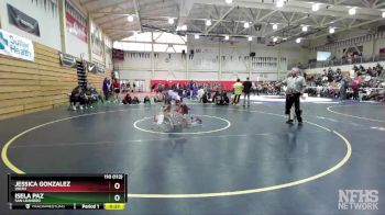 110 (112) Cons. Round 3 - Isela Paz, San Leandro vs Jessica Gonzalez, Ukiah
