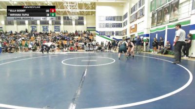 235 lbs Cons. Round 2 - Ella Godby, Liberty Charter vs Nirvana Tapia, San Marcos