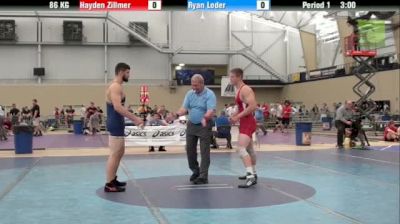 86kg s, Hayden Zillmer, Bison WC  vs Ryan Loder, Panther WC