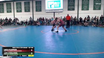 157-166 lbs Quarterfinal - Jack O`Connor, Beat The Streets Chicago-Midwa vs Liam O`Sullivan, War Dog Training Center