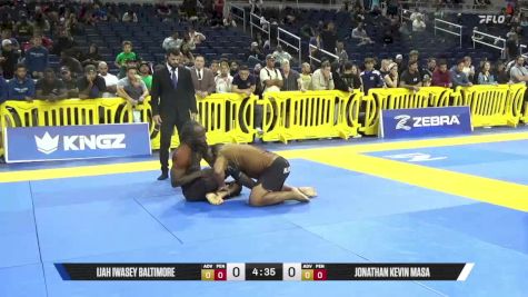 Jonathan Kevin Masa vs Ijah Iwasey Baltimore 2025 Pan IBJJF Jiu-Jitsu No-Gi Championship