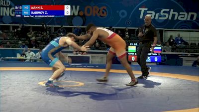 86 kg Quarterfinal - Sandeep Singh Mann, Ind vs Zagid Karimov, Rus