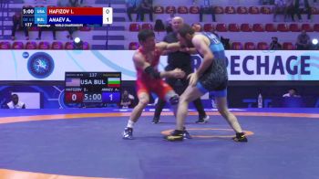 63 kg Repechage #3 - Ildar Hafizov, United States vs Abu Muslim Aptievitch Amaev, Bulgaria