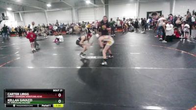 101 lbs Round 2 - Kellan Gavazzi, NC Wrestling Factory vs Carter Lirgg, Mighty Warriors Wrestling Acad