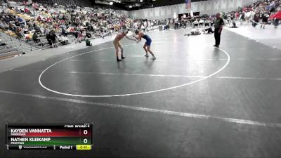 144 lbs Cons. Round 5 - Kayden Vannatta, Markesan vs Nathen Kleikamp, Peshtigo