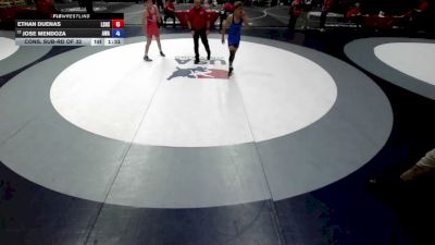 132 lbs Cons. Sub-rd Of 32 - Ethan Duenas, La Serna High School Wrestling vs Jose Mendoza, Apex Wrestling Academy