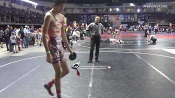 144 lbs 3rd Place - Joel Gurule, New Mexico Beast vs Hunter Brickhouse, Blue Thunder Wrestling