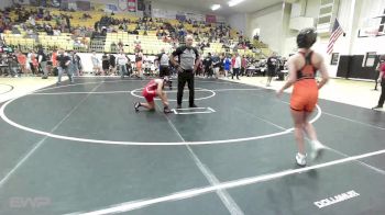 82-89 lbs Semifinal - Kimberly Emmons, Grove JH Girls vs Brandi Reed, GRAVETTE