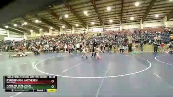 80 lbs Round 2 - Pyrsephani Jacobsen, Westlake vs Harlyn Waldron, Bear River Jr High Wrestling