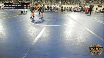 105 lbs Consolation - Mace `The Mauler` Wait, Terminator Wrestling Academy vs Grycen Anglin, Chandler Takedown Club