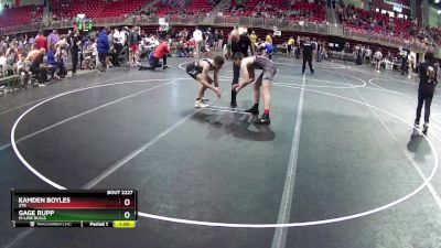 150 lbs Cons. Semi - Gage Rupp, Hi-line Bulls vs Kamden Boyles, 2TG