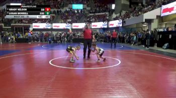 52 lbs Cons. Round 4 - Grady Nelson, Cody Wrestling Club vs Logan Morrell, Team Champs