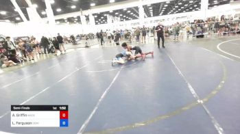 109 lbs Semifinal - Adonis Griffin, Madera WC vs Luke Ferguson, Dominate WC