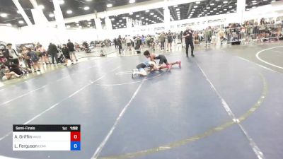 109 lbs Semifinal - Adonis Griffin, Madera WC vs Luke Ferguson, Dominate WC
