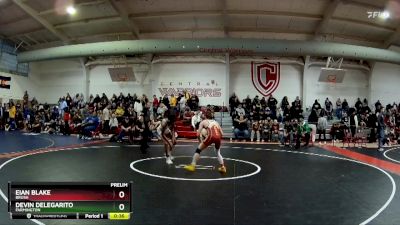 106 lbs Cons. Round 2 - Devin Delegarito, Farmington vs Eian Blake, Brush