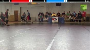 112lbs Match Beau Bartlett (PA Red) vs. Jose Campos (Washington)