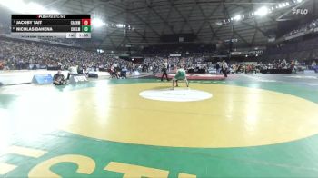 Boys 1A 190 lbs Champ. Round 2 - Jacoby Tait, Cashmere vs Nicolas Bahena, Chelan