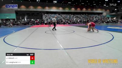 115 lbs Round Of 32 - Jet Abbott, JWC vs Daniel Longhurst, Amador Sierra Wrestling