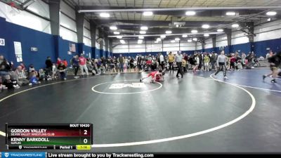 66 lbs Cons. Round 3 - Kenny Barkdoll, Suples vs Gordon Valley, Silver Valley Wrestling Club