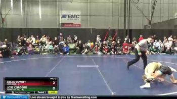 90 lbs Quarterfinals (8 Team) - Atlee Dewitt, Iowa Gold vs Jose Cordero, Tennessee Red