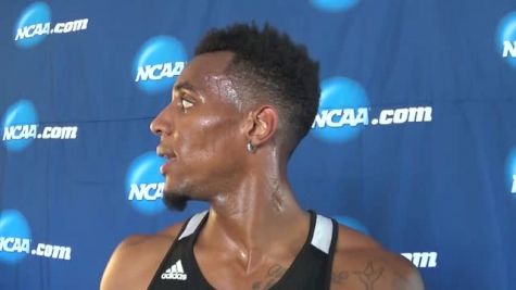 Clayton Vaughn barely makes it through first round of 100m