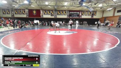 174 lbs Quarterfinal - Fazal Mohammad, Chabot College vs Maksim Sherstnev, Sierra College